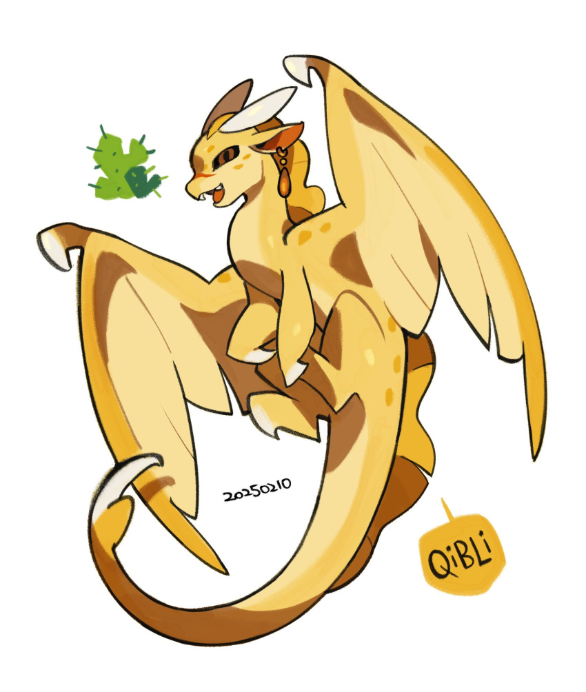 animal_focus, black_sclera, brown_eyes, cactus, character_name, chibi, chibi_only, colored_sclera