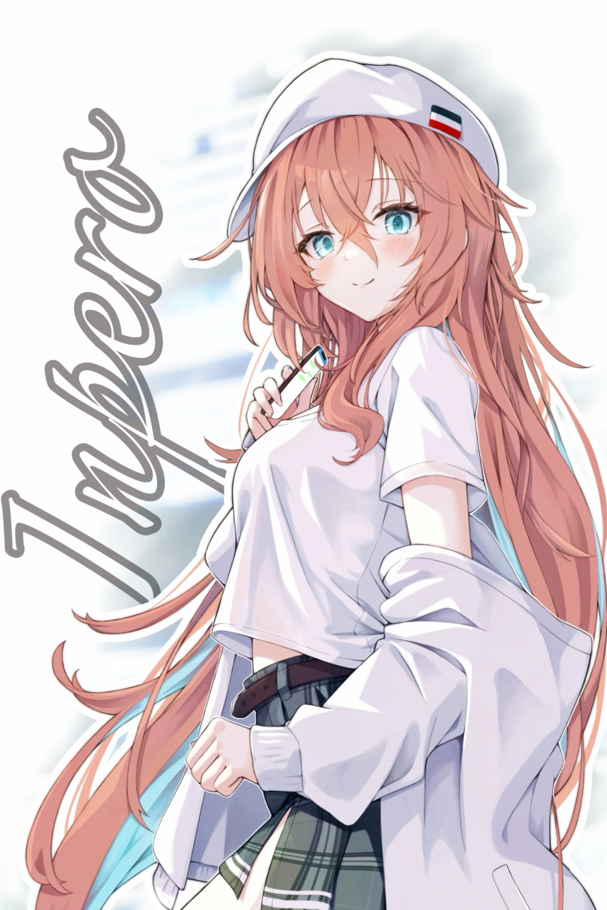 1girl, aqua_eyes, asobineko_(neko_irastonyan), azur_lane, blue_eyes, blue_hair, blush, brown_hair