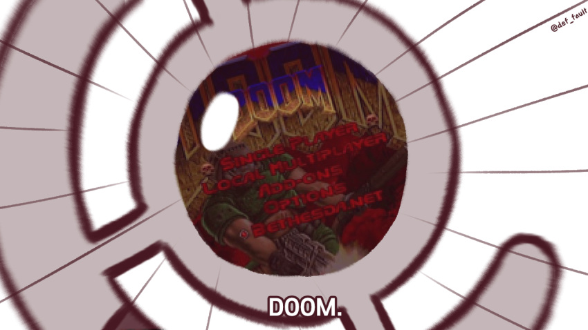 artist_name, commentary, def_fault, doom_(series), doom_i, english_commentary, english_text, game_screenshot_inset