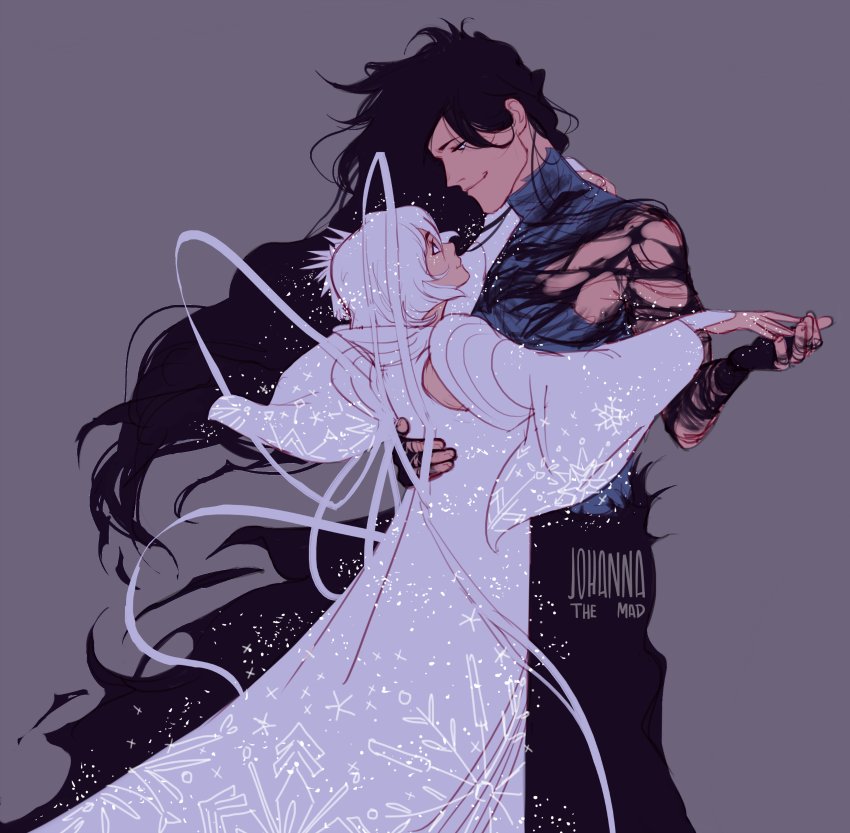 1boy, 1girl, alternate_form, bandaged_chest, bandaged_torso, bankai, black_hair, bleach