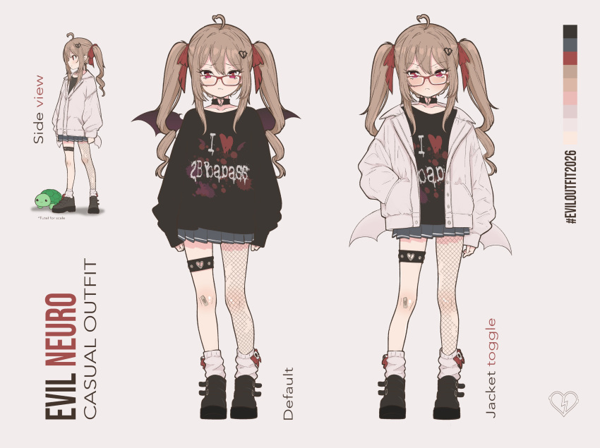 1girl, absurdres, ahoge, alternate_costume, alternate_hairstyle, ankle_boots, ankle_socks, asymmetrical_legwear