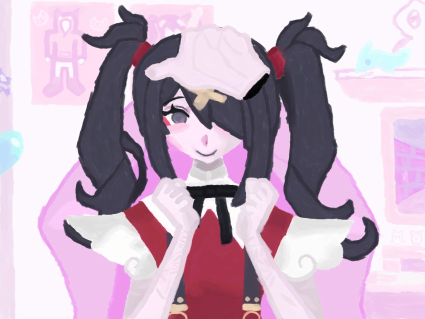 ame-chan_(needy_girl_overdose), blush, bobbert105445, bow, bowtie, commentary, couple, english_commentary