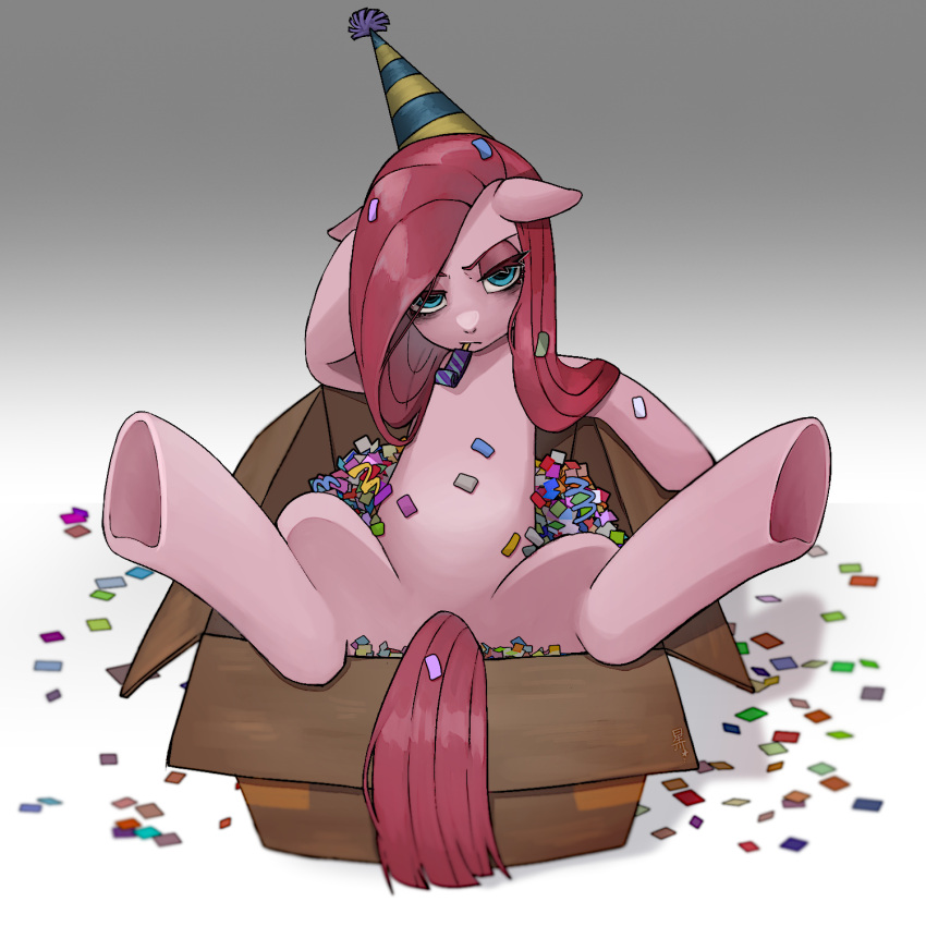 animal, animal_ears, animal_focus, arm_support, blue_eyes, box, cardboard_box, choco_hosikawa