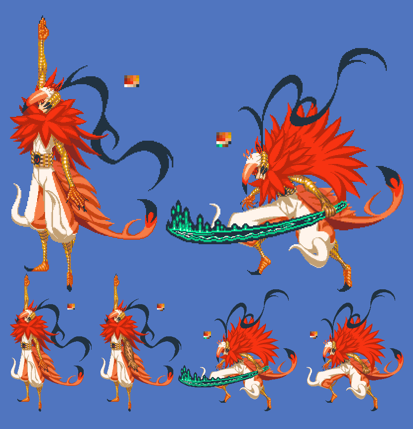 katanagatari, maniwa_houou, maniwa_oshidori, pixel_art, sword, weapon