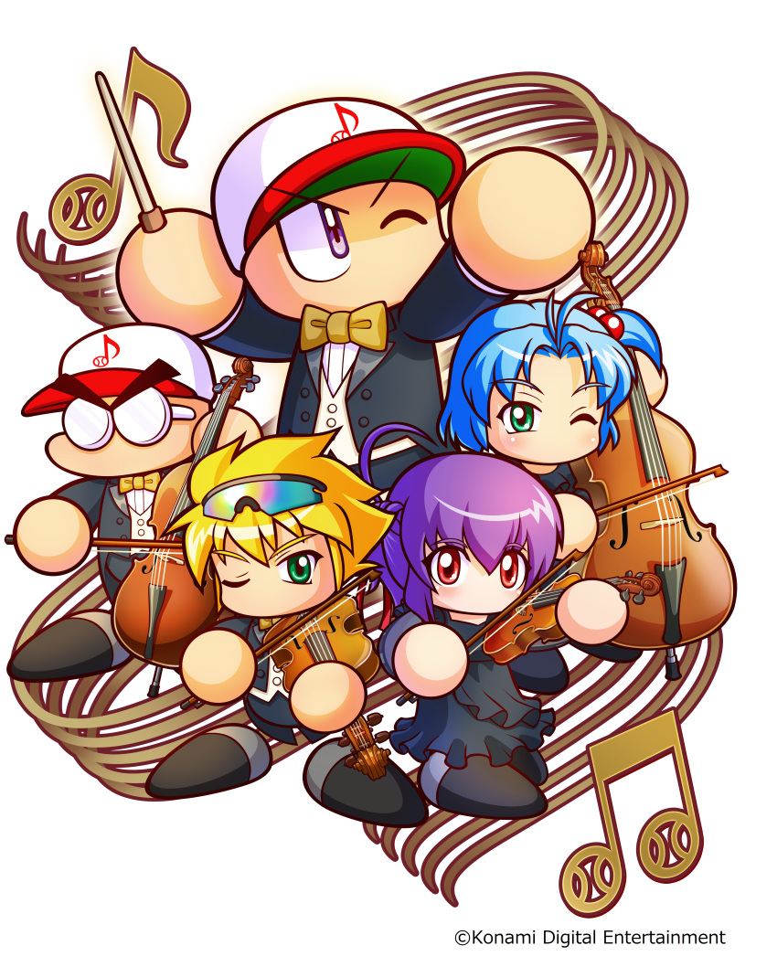 absurdres, ahoge, antenna_hair, artist_request, ball_hands, baseball_cap, beamed_eighth_notes, black_dress
