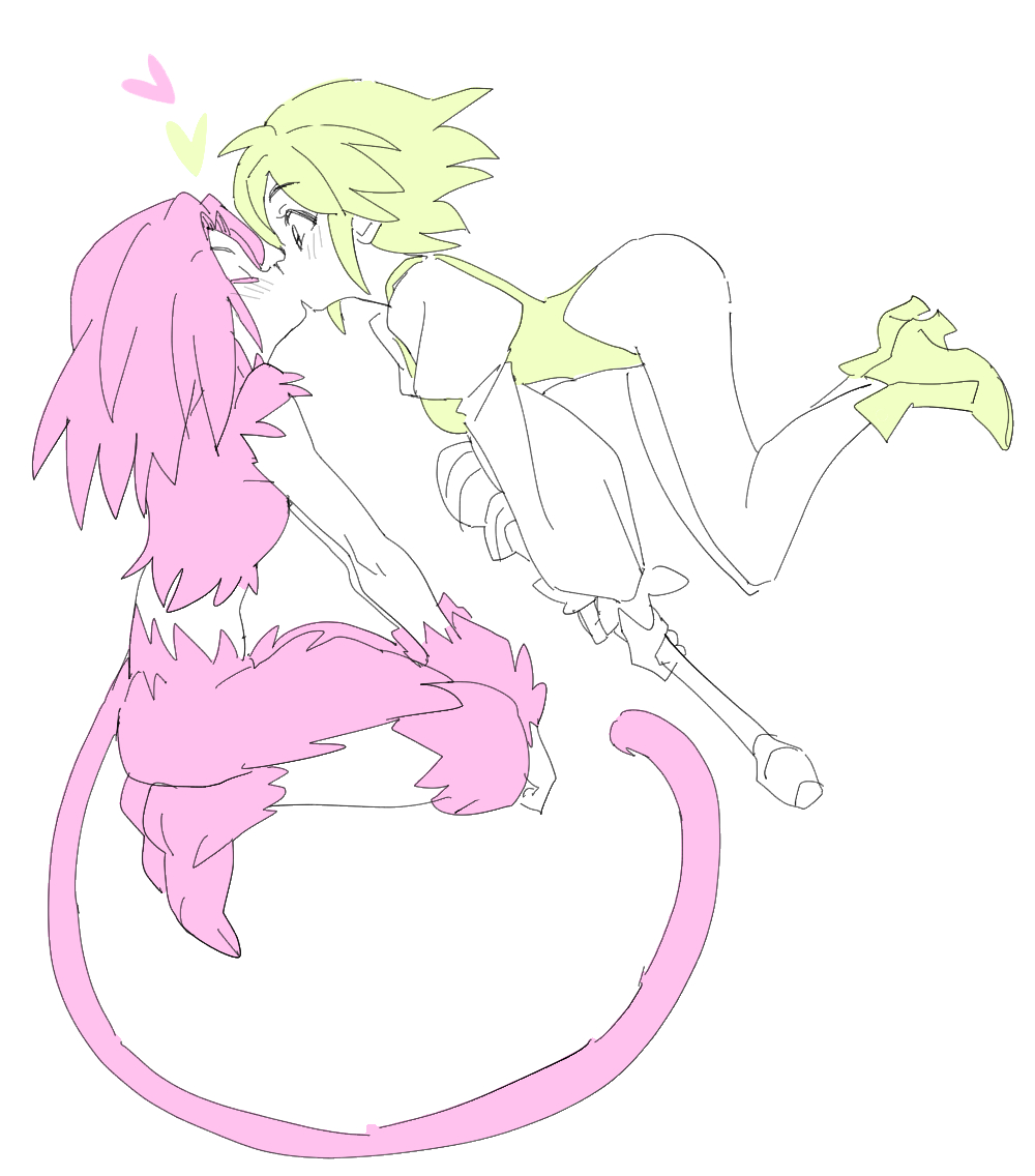 blonde_hair, blush, body_fur, boots, closed_eyes, commentary, dede_(qwea_00000), final_fantasy