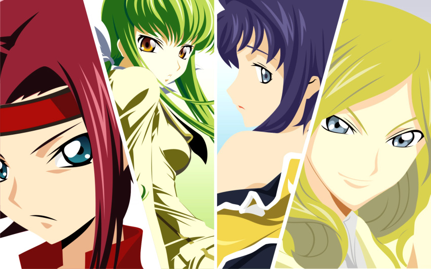 cc, cecile_croomy, code_geass, kallen_stadtfeld, millay_ashford