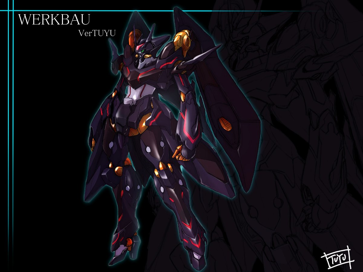 english_text, full_body, mecha, no_humans, original, robot, science_fiction, signature