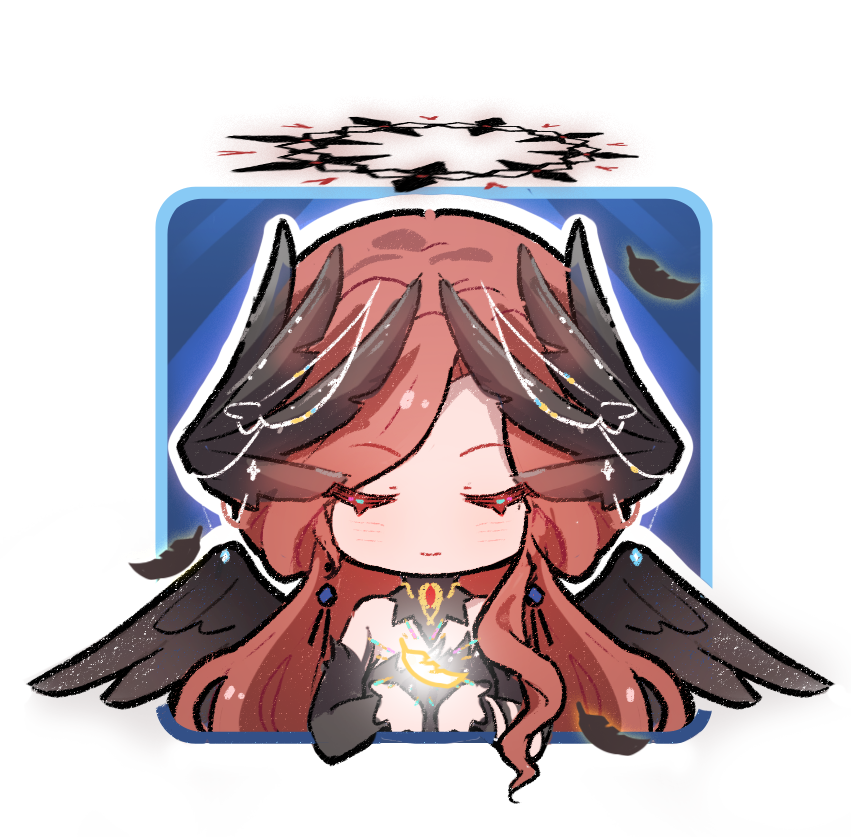 1girl, bare_shoulders, bird_wings, black_collar, black_dress, black_halo, black_sleeves, black_wings