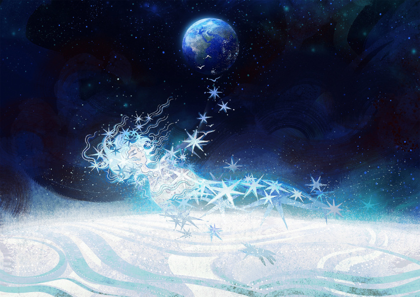 commentary_request, highres, houseki_no_kuni, phosphophyllite, sainker