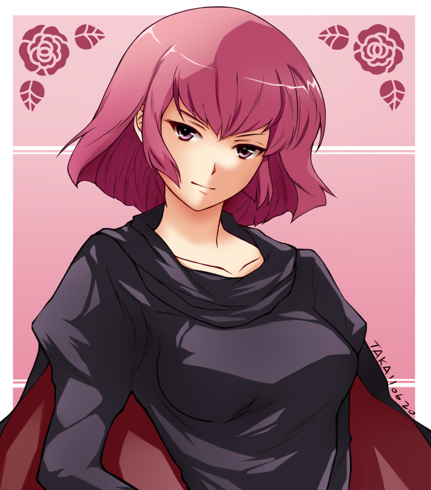 bad_id, border, cape, collarbone, dated, gundam, haman_karn, highres