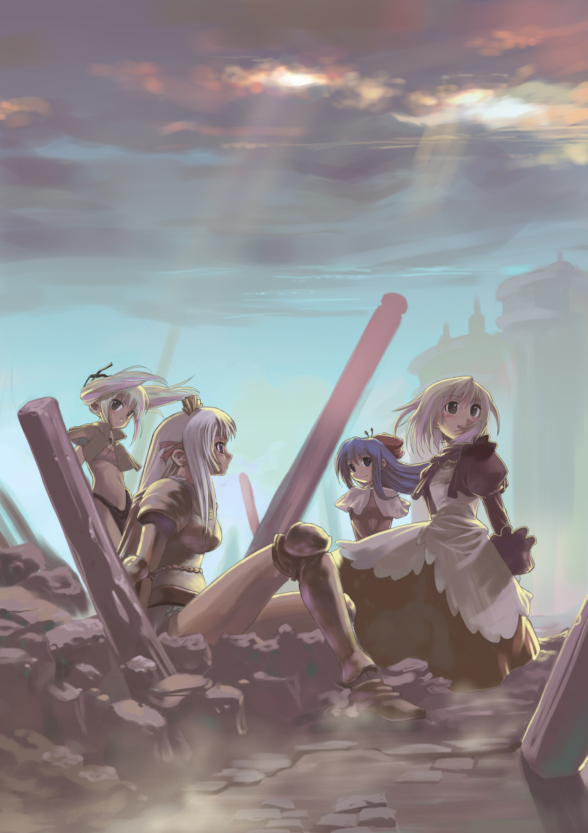 absurdres, acolyte, highres, knight, knight_(ragnarok_online), mage_(ragnarok_online), merchant, merchant_(ragnarok_online)