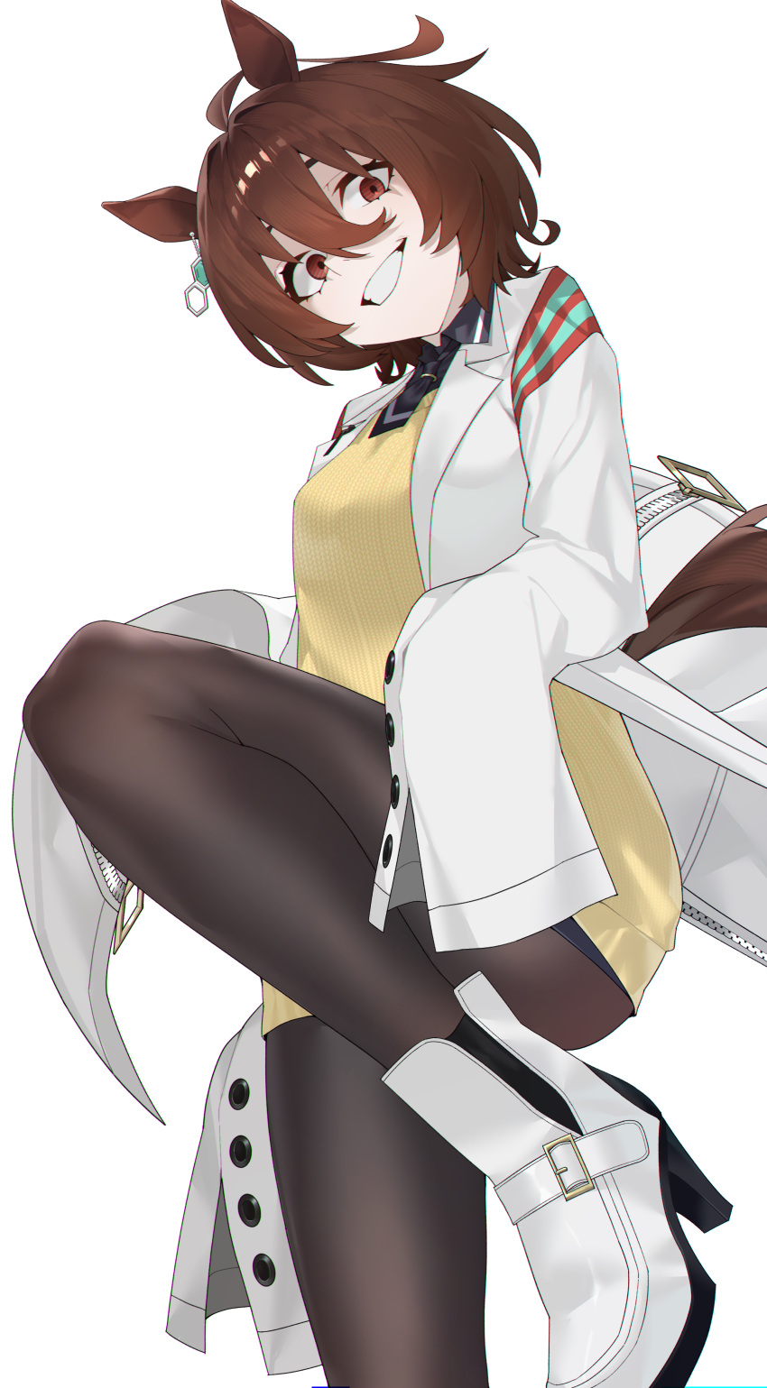 1girl, absurdres, agnes_tachyon_(tach-nology)_(umamusume), agnes_tachyon_(umamusume), ahoge, animal_ears, arril100, black_necktie