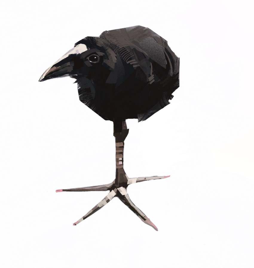 animal_focus, baby_animal, beak, bird, black_eyes, chick, damn!_(meme), highres