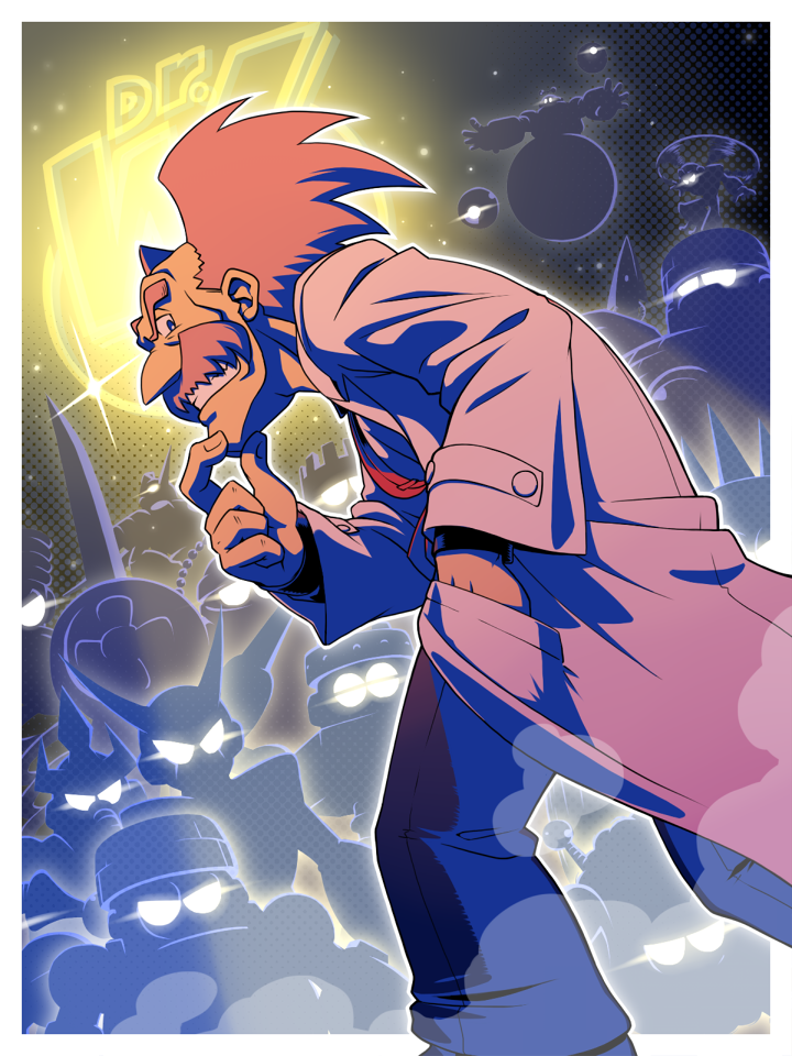 6+boys, android, astro_man, block_man, blue_pants, burst_man, commentary_request, dr._wily_(mega_man)