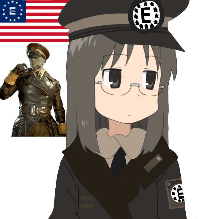1girl, enclave_(fallout), fallout, fallout_(prime_video), glasses, kingbuger, messy_hair, minakami_mai