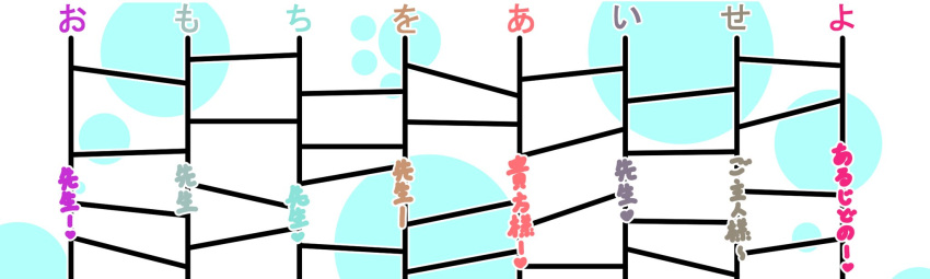 blue_archive, commentary_request, highres, kurukurumagical, ladder_lottery, no_humans, translation_request, white_background