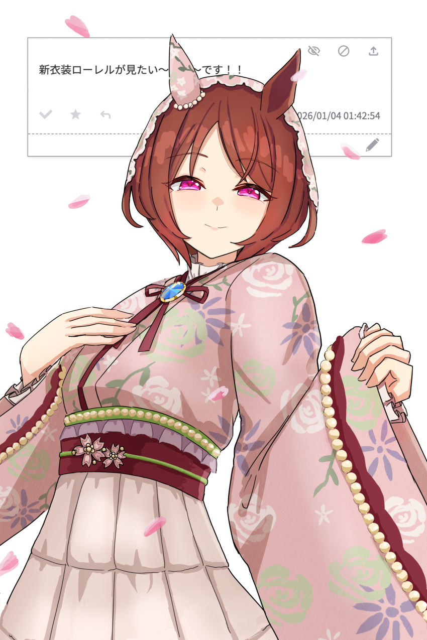 1girl, absurdres, animal_ears, atyattyan, blush, breasts, brown_hair, brown_ribbon