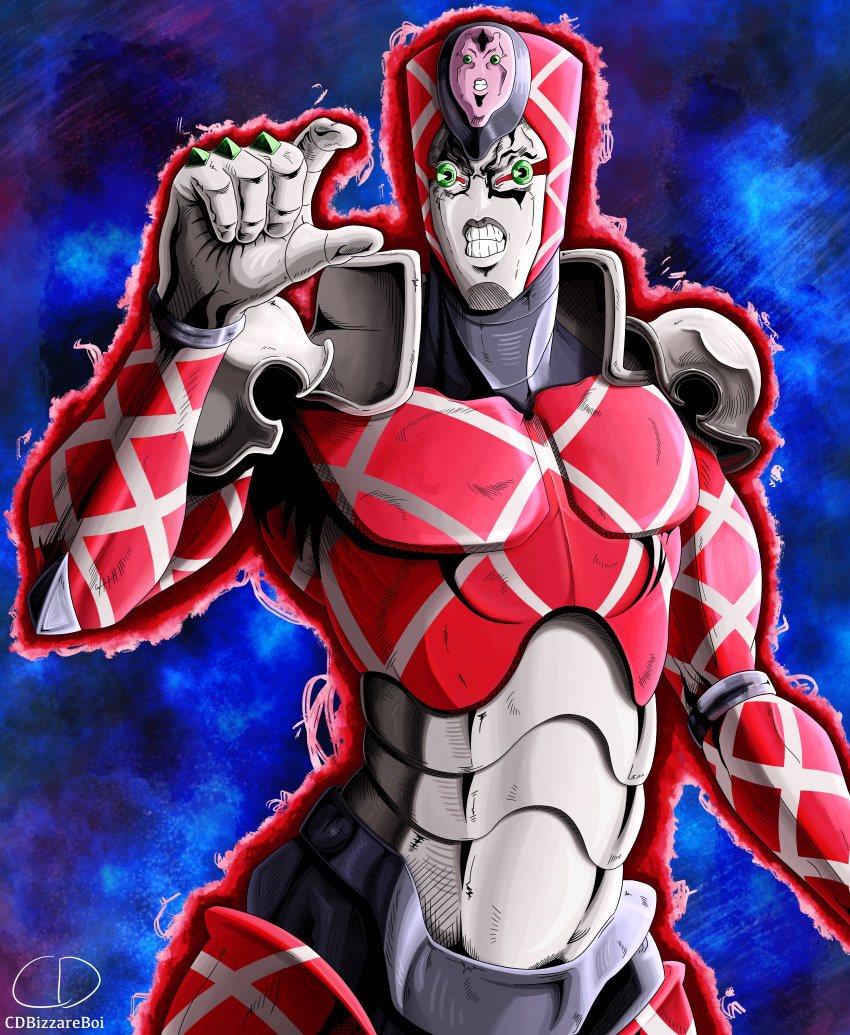 absurdres, aura, commentary, english_commentary, epitaph_(jojo), epitaph_(king_crimson), highres, jojo_no_kimyou_na_bouken