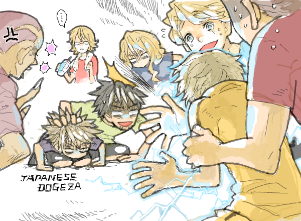 artist_request, barnaby_brooks_jr, comic, huang_baoling, ina_(gonsora), ivan_karelin, kaburagi_t_kotetsu, karina_lyle