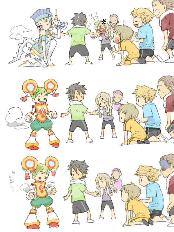artist_request, chibi, comic, huang_baoling, ina_(gonsora), ivan_karelin, kaburagi_t_kotetsu, karina_lyle
