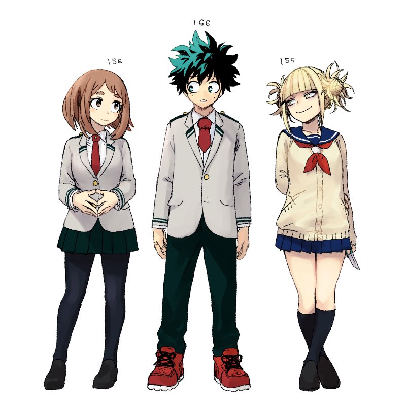1boy, 2girls, arm_behind_back, black_pantyhose, black_shoes, black_socks, blonde_hair, blue_sailor_collar