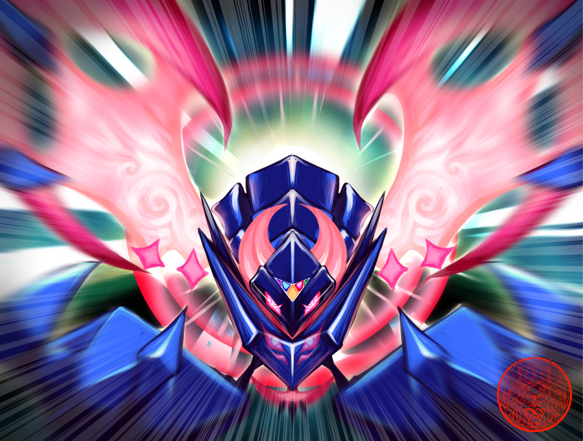1094akagakati, absurdres, alternate_color, commentary_request, emphasis_lines, highres, motion_blur, necrozma