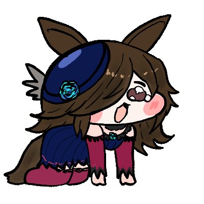 1girl, all_fours, animal_ears, blue_dress, blush, brown_eyes, brown_hair, chibi