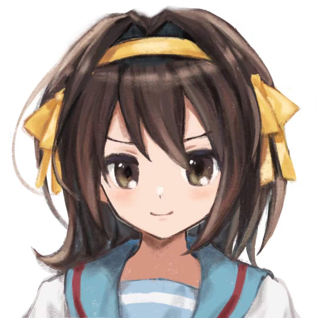 1girl, 545s_(user_azfy2553), blue_sailor_collar, blush, brown_eyes, brown_hair, closed_mouth, commentary