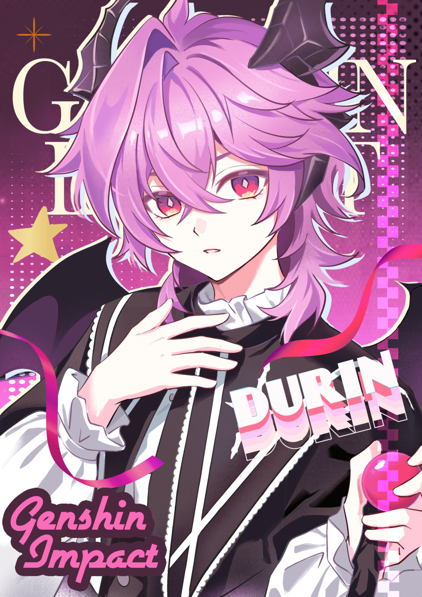 1boy, absurdres, bright_pupils, character_name, collar, colored_eyelashes, commentary, crossed_bangs