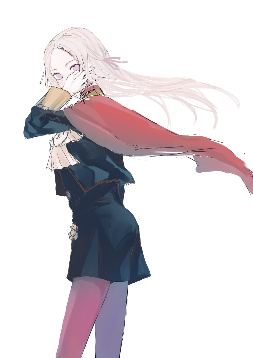 1girl, absurdres, ass, cape, commentary_request, edelgard_von_hresvelg, fire_emblem, fire_emblem:_three_houses