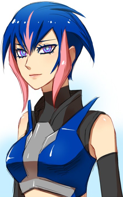 arcee_(prime), arin66, blue_eyes, blue_hair, md5_mismatch, multicolored_hair, personification, pink_hair