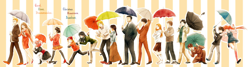 black_hair, blonde_hair, brown_hair, c.m.b., elly_francis, enari_himeko, eva_suktha, everyone