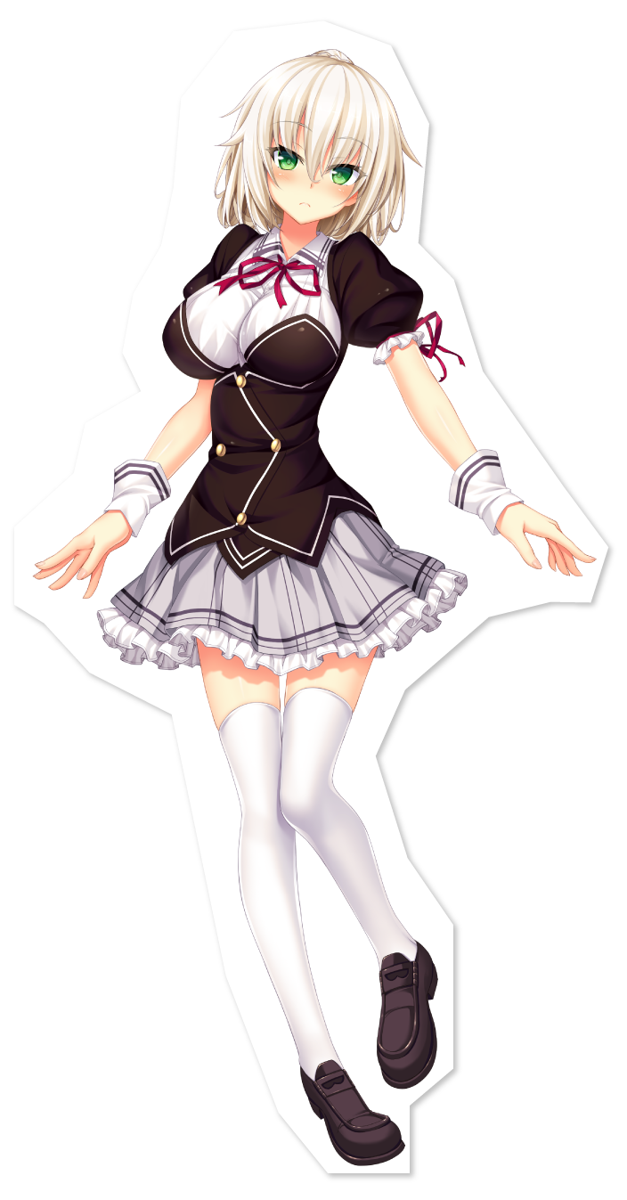 1girl, blush, breasts, closed_mouth, collared_shirt, eyes_visible_through_hair, hair_between_eyes, highres