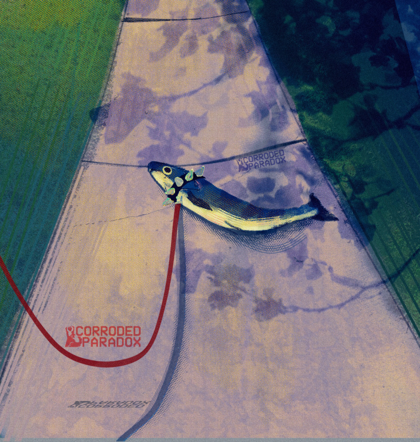 alt_text, animal_focus, artist_name, collar, commentary, corrodedparadox, english_commentary, fish