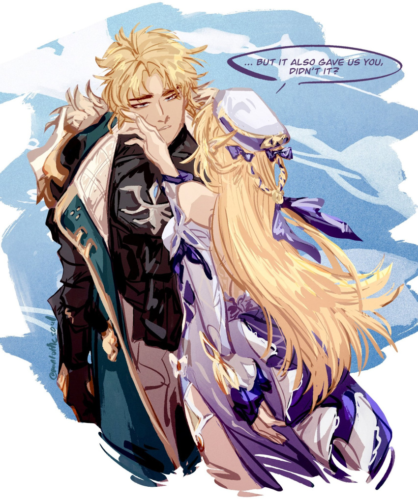 hashtag-only_commentary, highres, mintothesoul, nicole_reeyn, varka_(genshin_impact)