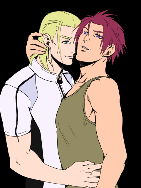 2boys, blassreiter, gerd_frentzen, hermann_salza, male, redhead, yaoi