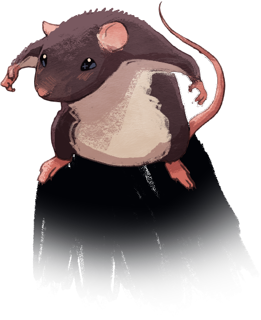 angela_he, animal_focus, claw_pose, fighting_stance, full_body, looking_at_viewer, mouse_(animal), no_humans