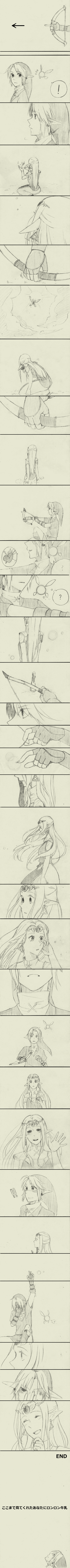 blush, bow_(weapon), comic, directional_arrow, earrings, heart, highres, jewelry
