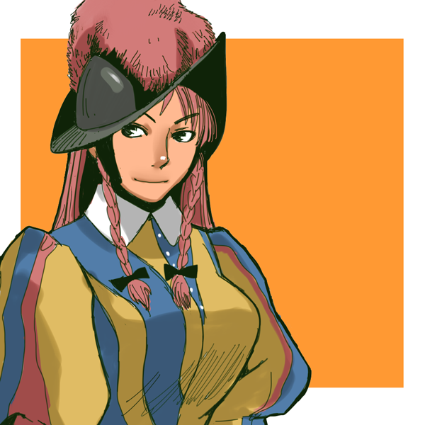 alternate_costume, alternate_eye_color, braid, green_eyes, helmet, hong_meiling, long_hair, nurearare