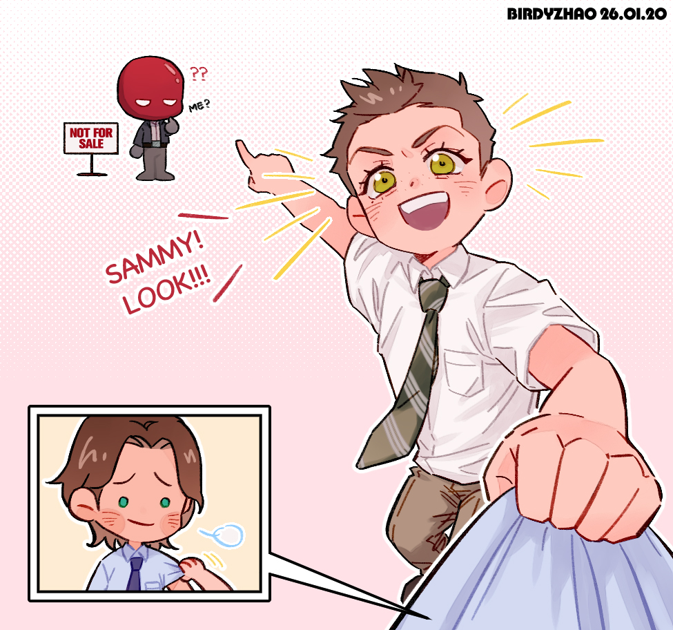 2boys, batman_(series), birdyzhao_re, black_gloves, bodysuit, brown_hair, commentary, dc_comics