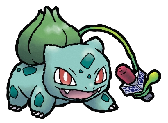 animal_focus, bright_pupils, bud, bulbasaur, commentary, commission, english_commentary, fangs