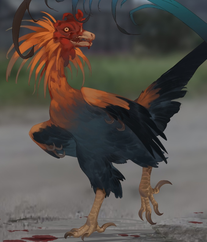 bird, concept_art, dinosaur, feathered_wings, feathers, immorthis, non-web_source, original