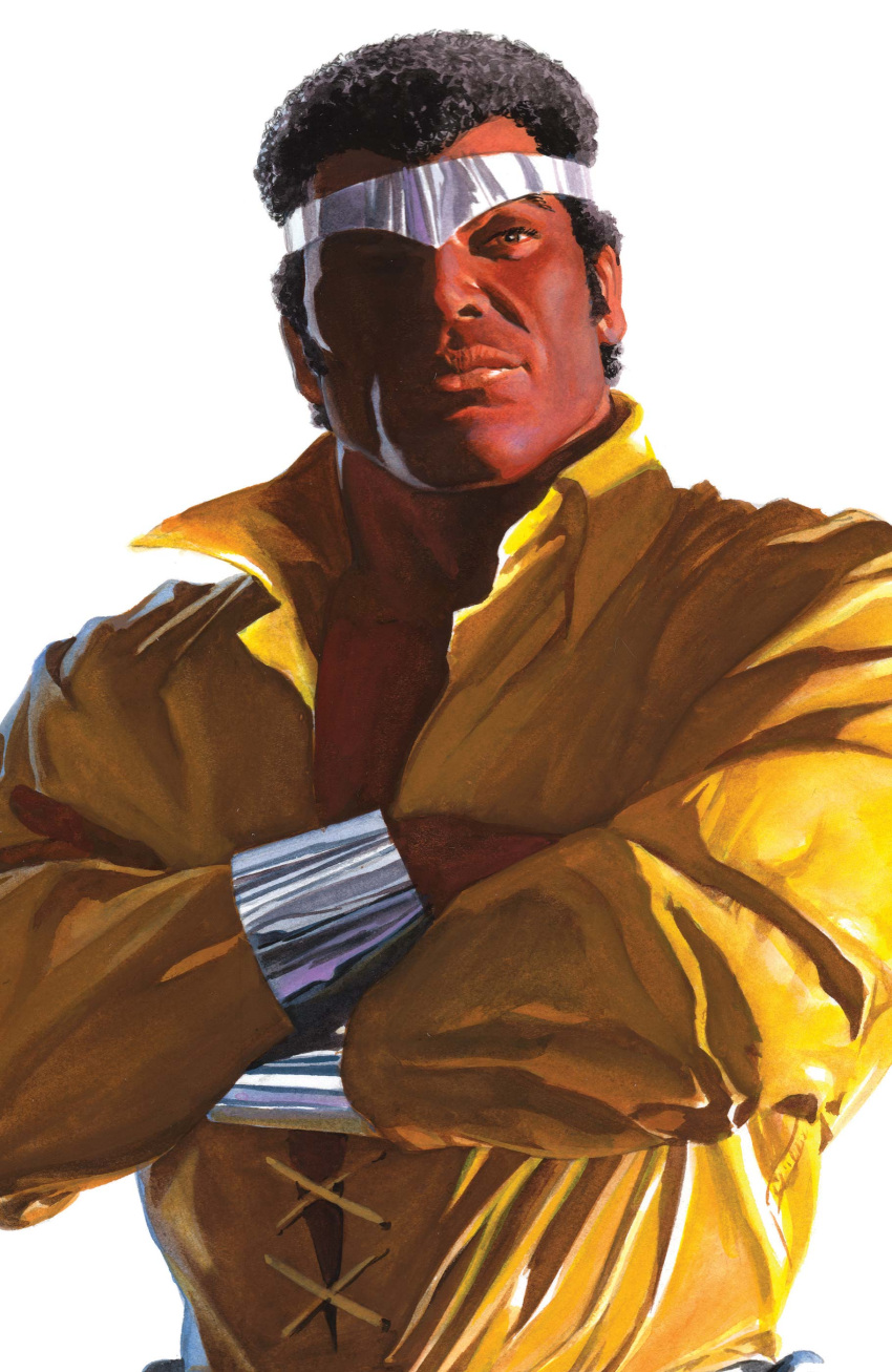 1boy, absurdres, alex_ross, black_hair, brown_eyes, comic_cover, cover, cover_page