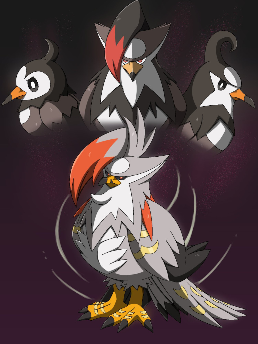 animal_focus, beak, bird, black_eyes, black_feathers, black_sclera, bright_pupils, closed_mouth