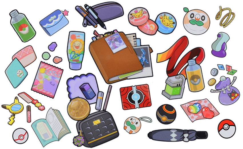 artist_request, bottle_cap_(pokemon), candy, character_charm, charm_(object), coin_purse, comb, comfey