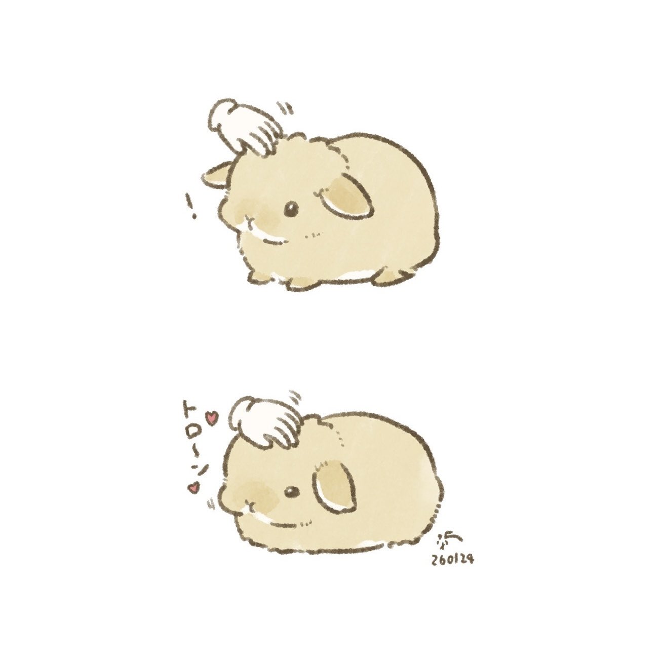 animal, animal_focus, commentary_request, headpat, heart, highres, motion_lines, no_humans