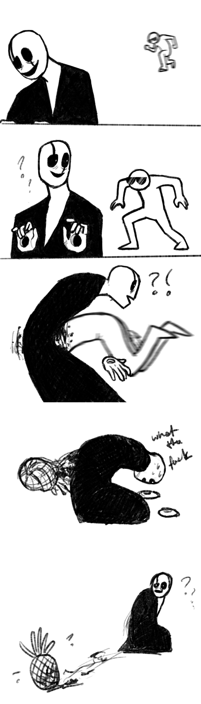 !, !?, 1boy, 1other, 2022, 2d, ?, ??