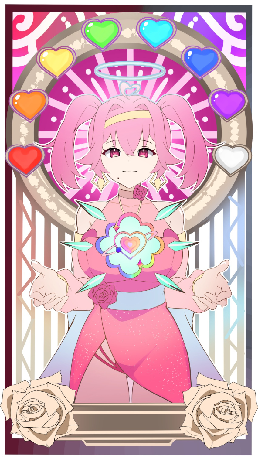 1girl, ahoge, angel, armband, artliel, ashliel_ailove, blue_sash, bodysuit