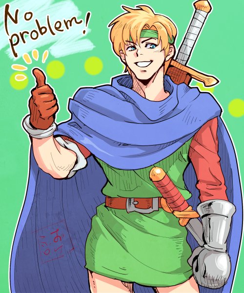1boy, asymmetrical_bangs, bare_legs, belt, blonde_hair, blue_cape, blue_eyes, cape